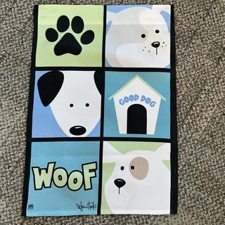 Bandiera da giardino per cani buoni 12x18