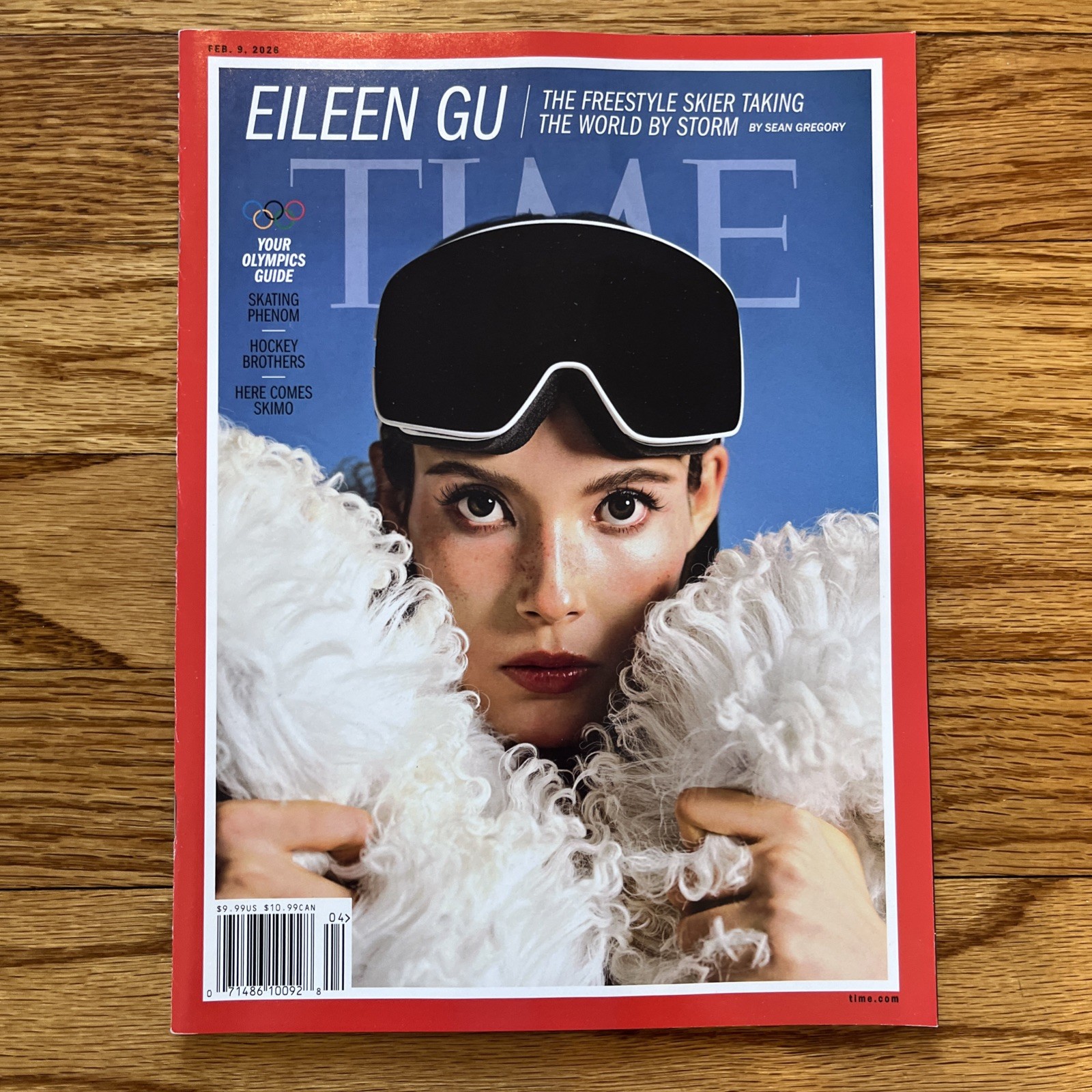 Time Magazine February 9 2026 Winter Olympics Eileen Gu Freestyle Skier Skimo