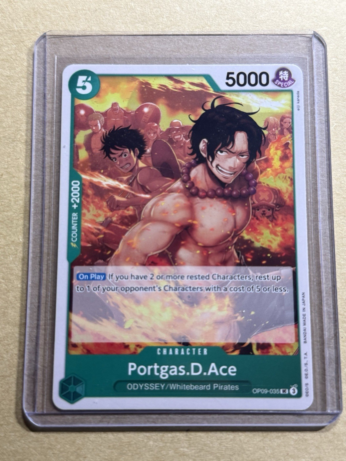 Portgas.D.Ace - OP09-035 - Uncommon - Emperors in the New World - English