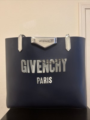 Givenchy Antigona Logo Print Tote Black Leather Extra Large Shoulder Bag