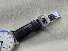 IWC SHAFFHAUSEN Portuguese Portugieser 7 Days 5001-07 Blue Hands Calibre 51011 10