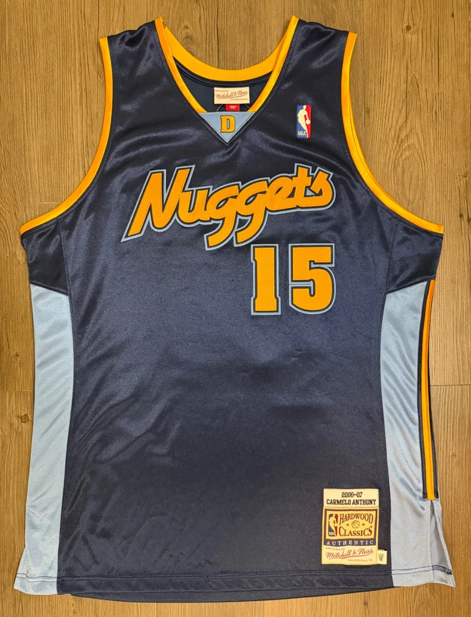 Carmelo Anthony Denver Nuggets Retro Men's Size L D'funkd Hardwood Classic