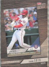2019 Topps #TN-5 Juan Soto 2018 Topps Now Review