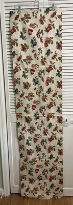 Set Of 2 Longaberger Fruit Medley Valances 73 X 18