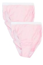 Breezies Women's 2-pack Original Cotton Hi-Cut Panties Pink