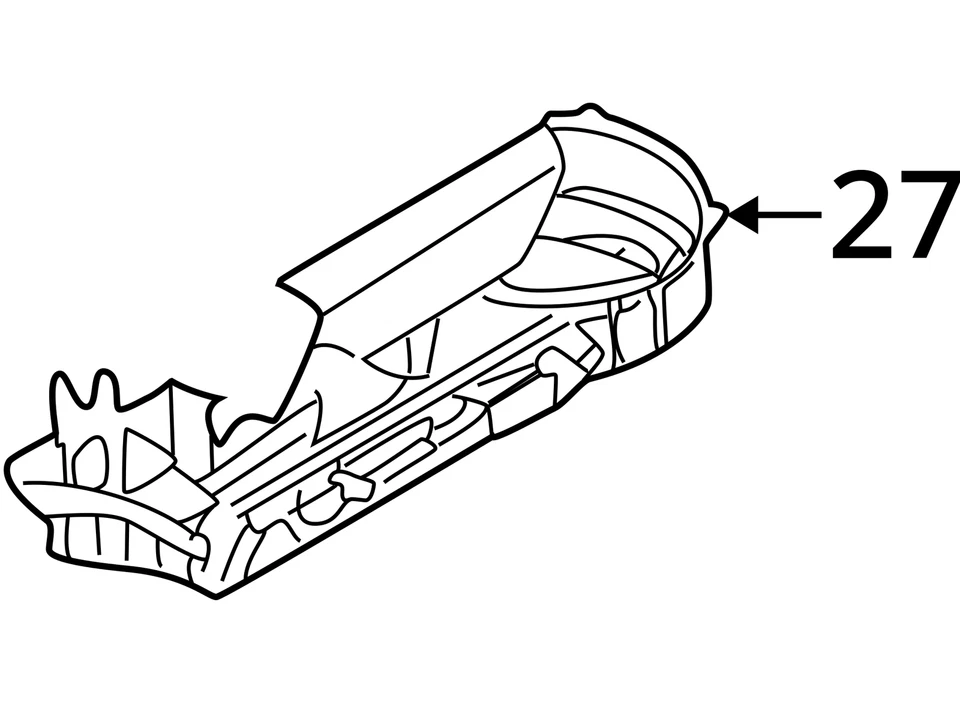 ПОДХОДИТ ДЛЯ 2004-2007 BUICK RENDEZVOUS ЧЕХОЛ BLO LWR 15295001 - НОВЫЙ OEM 15295001 - Изображение 3 из 3