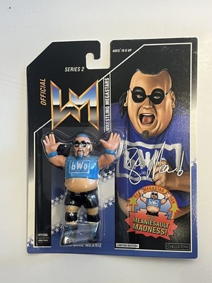 Chella Toys Wrestling Megastars Black Bearded Blue Meanie BWO Retro Variant MOC
