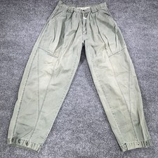 VTG Marithe Francois Girbaud Pants Women's 29x32 Olive Green Wide Baggy Trousers