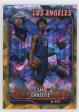 2024-25 Topps Chrome Sapphire Edition Gold 50/50 Cam Christie #151 1i3m