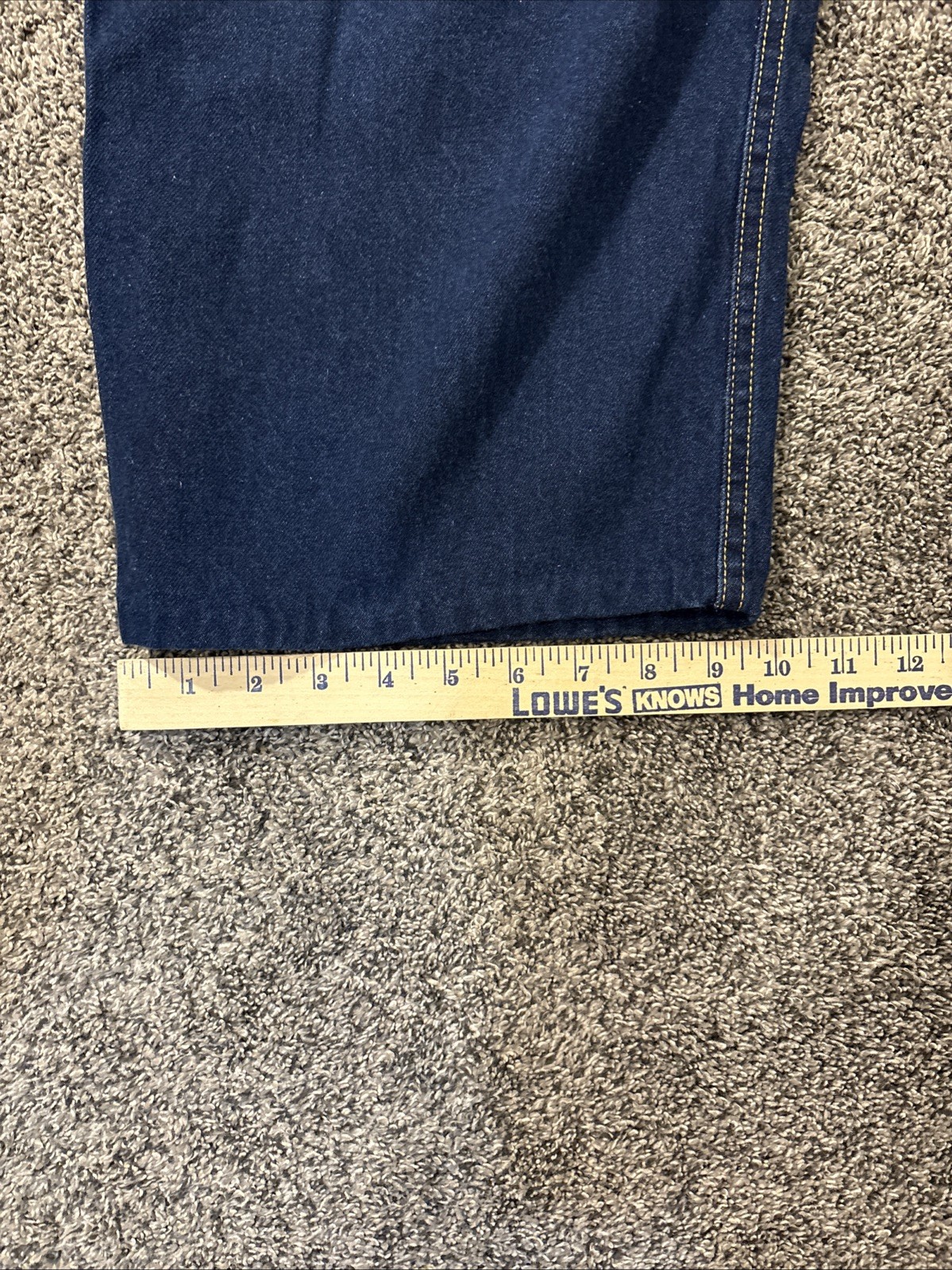 Liberty Blues Mens Sz 52 x 38 Actual 51 x 28 Side Elastic Blue Jeans - View 9