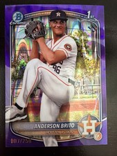 2025 Bowman Anderson Brito Chrome Prospects Purple Wave Refractor #/250