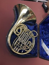 Rare Vintage Alexander 103M Double French Horn, original, Yellow Brass 1950s 