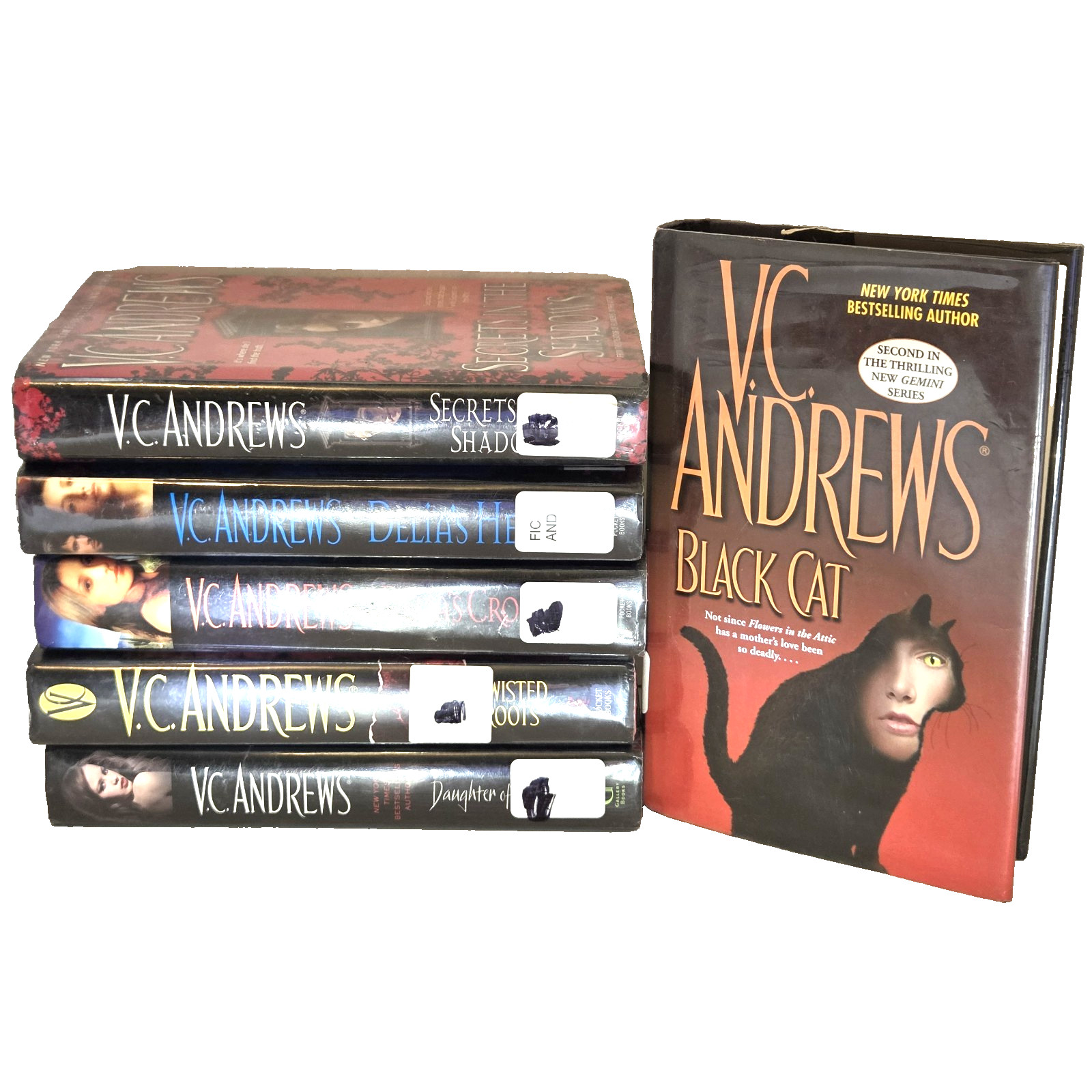 VC Andrews (Virginia) Books Lot Gothic Fiction Family Dramas Secrets HCDJ