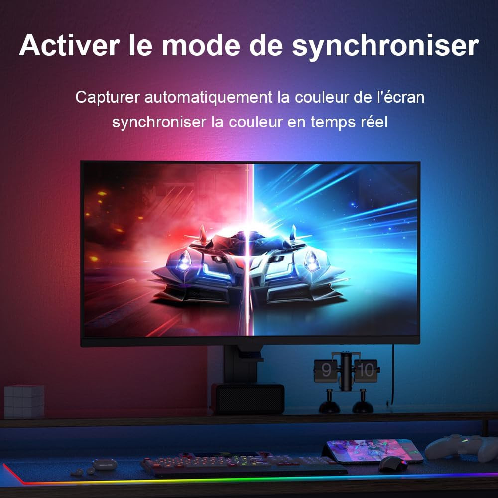 Striscia Luminosa LED per Monitor PC 27 Pollici foto 3