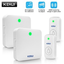 KERUI Wireless Doorbell Chimes Waterproof But...