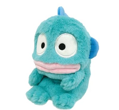 Sanrio Hangyodon Funbaruzu Plüsch 22 cm Schreibtisch Umarmung Puppe Bandai Na...