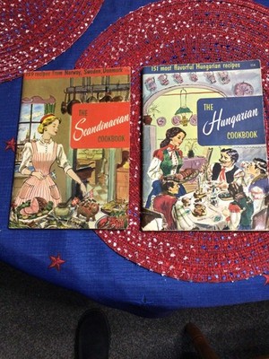 Hungarian/Scandinavian Cookbook 1955 Culinary Arts Institute Chicago Vintage