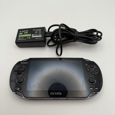 Sony PlayStation Vita Slim PS VITA Pch-1001 Black - With Power Supply
