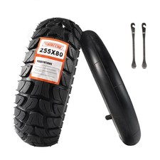 HTBCCHB 255x80 Scooter Tire Off Road,10in Electric 255/80R10, Road