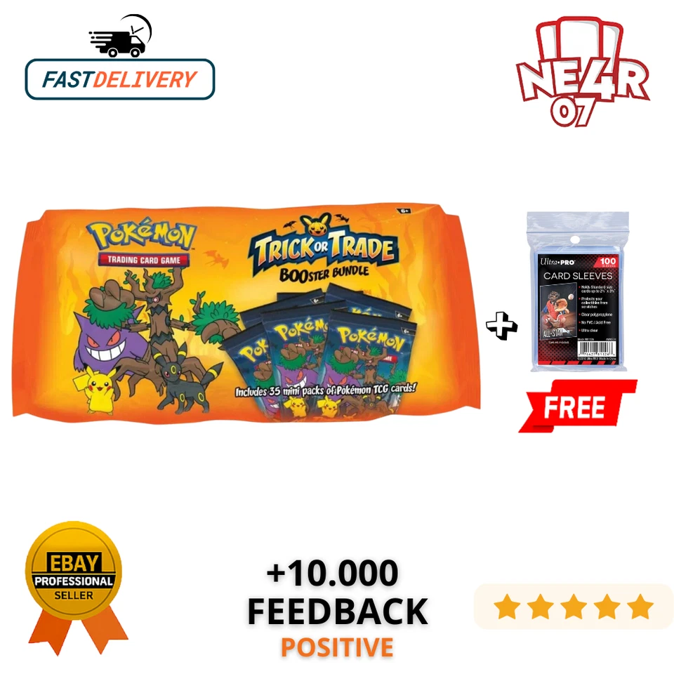 Pokemon Box Trick Or Trade 2024 Halloween Booster Display Eng Sealed 35 Pack