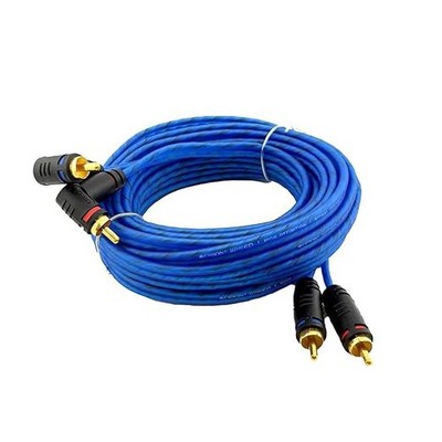 Orion 17' CCA 2-Channel RCA Cable - Translucent Blue