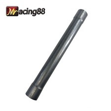 1pcs 2 Od 18 Inch Exhaust Galvanized Steel Piping Tubing Tube Pipe Universal