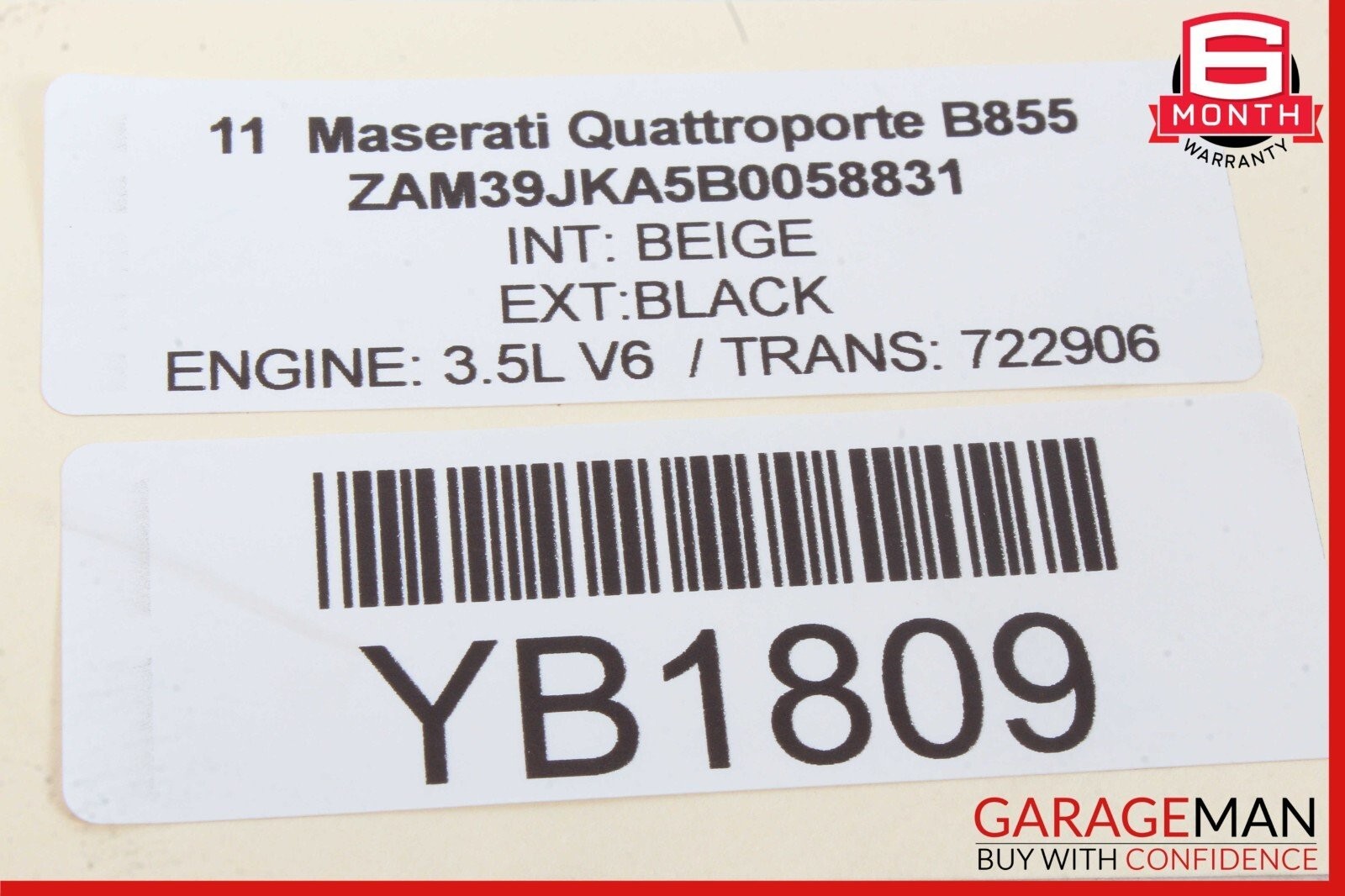 Maserati Quattroporte 2009-2013 Front Right Headrests Set