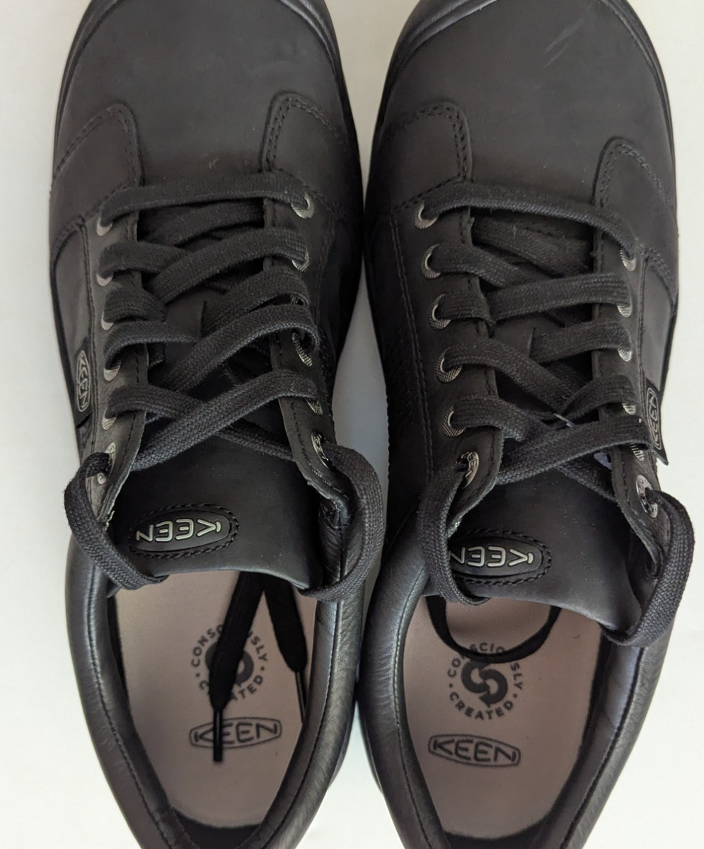 KEEN Austin Mens Black Leather Oxford Shoes Size 11.5 US Men main image 3