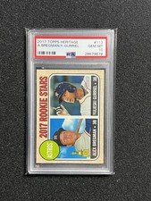 2017 Topps Heritage Rookie Stars Alex Bregman Yuli Gurriel PSA 10 GEM #113