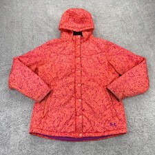 Under Armour Storm Jacket Girls Youth XL Pink Stars Splatter Primaloft ColdGear