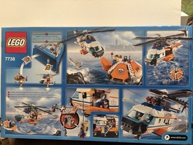 LEGO City: Coast Guard Helicopter & Life Raft (7738)Complete W/Instructions &box