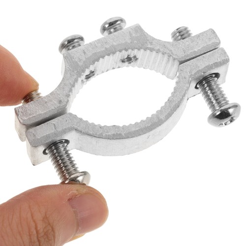 2 Pcs Lamp Support Tube Clamp Bike Mirror Mount Driving Light Bracket - 第 12/12 張圖片