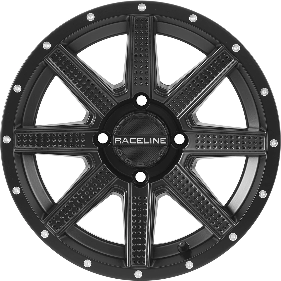 Raceline Hostage Wheel (Front / 14X7 / 4/110 5+2) (Black) Compatible With 14-17  - Image 3 of 3