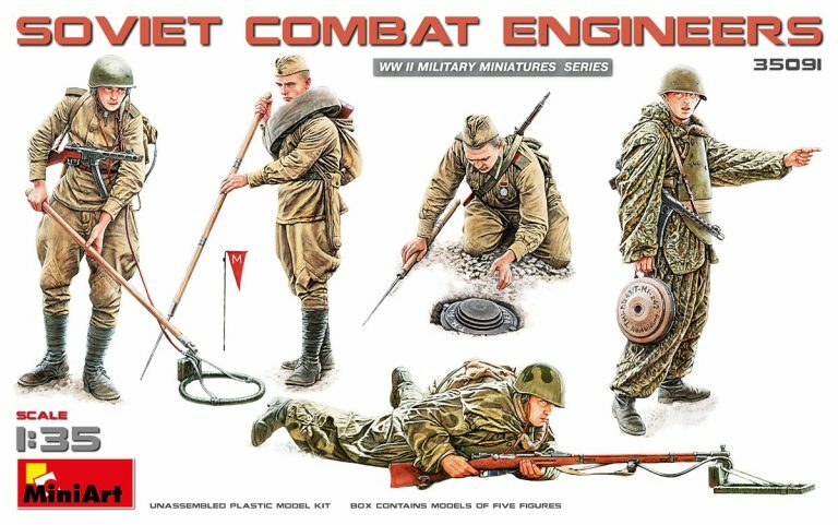 Soviet Red Army Combat Engineers WWII (5 Figures) 1/35 MiniArt
