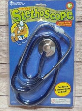Learning Resources Aurhentic Stethoscope Pretend Medical Homeschool LER2427