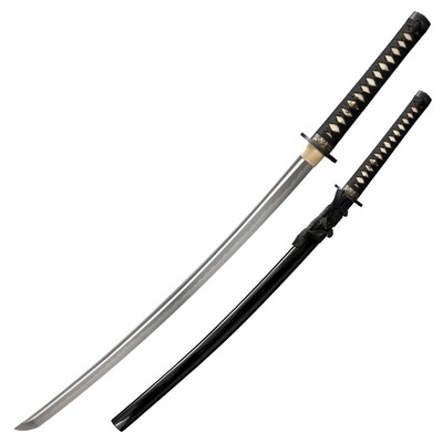 Cold Steel 41.25'' Gold Lion Katana Sword Black Lacquered Wood Scabbard 88ABK NEW