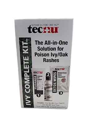Tecnu Ivy Complete Kit All-in-1 Solution For Poison Ivy Oak Rashes ~Exp 11/25~