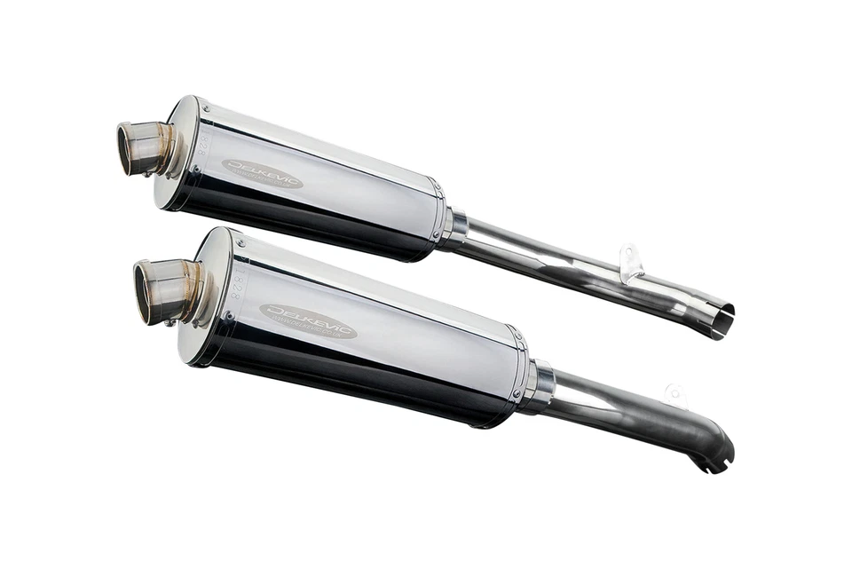 Kit silenciador escape acero inoxidable ovalado 14" deslizable Honda RVT1000R RC51 2002-2008 Foto 4 de 4