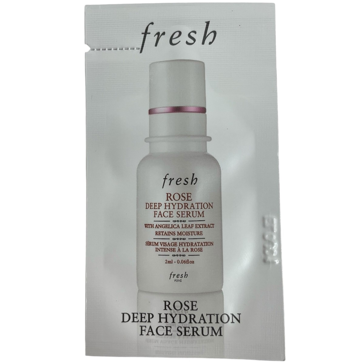 Fresh Rose Deep Hydration Face Serum Lot of 20 2 ml Sample Travel