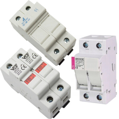 PV-Sicherungshalter Inline – 25A, 1000V DC, IP67, Für AWG14-10 Kabel, Mit Schmelzsicherung