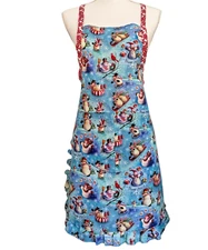 VINTAGE SNOWMAN CHRISTMAS HOLIDAY Colorful Apron for Women Kitchen Apron