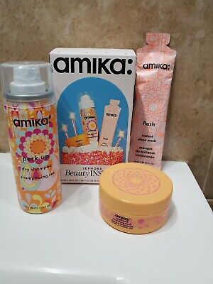 Amika Sephora belleza Insider Cumpleaños Hair Care Kit Seco & Máscaras | eBay