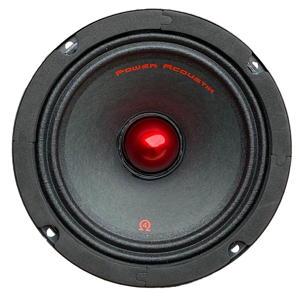 4 Среднечастотных динамика Power Acoustik PR-654 Car Audio мощностью 65 300 Вт 150 Вт RMS каждый