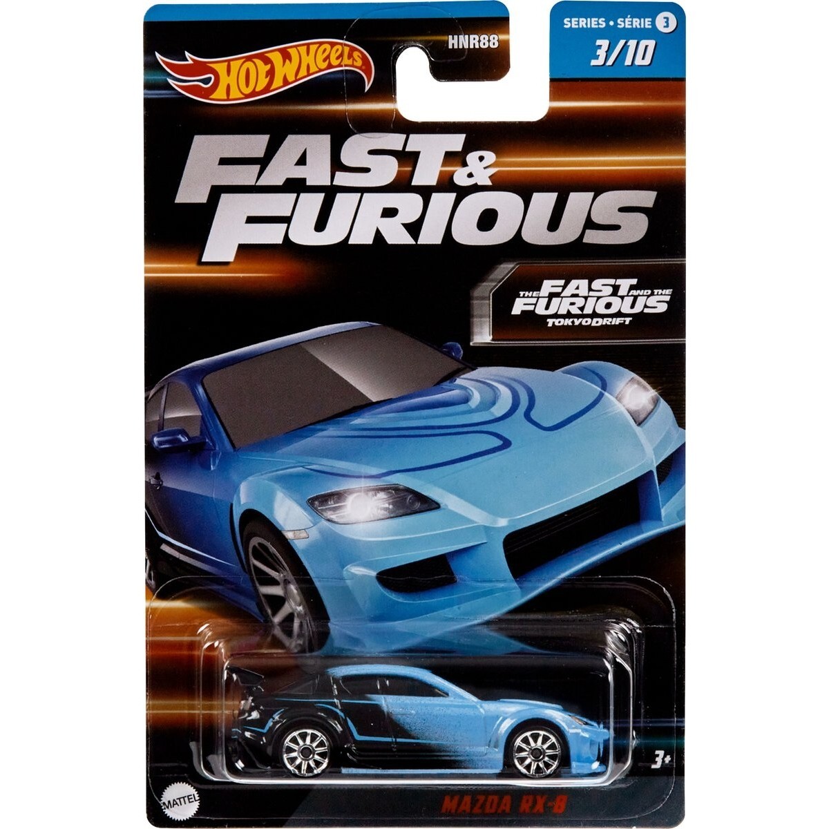 Mazda RX-8 Blue Hot Wheels The Fast and the Furious Tokyo