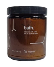 Maude Bath Salt Coconut Milk Bath SEALED Full Size