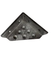 Lot Of 6  5” Aluminium 90 Degree Angle Inside Corner Brackets.