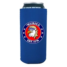 Murica 1776 16 oz Can Coolie, Bald, Eagle, Mullet