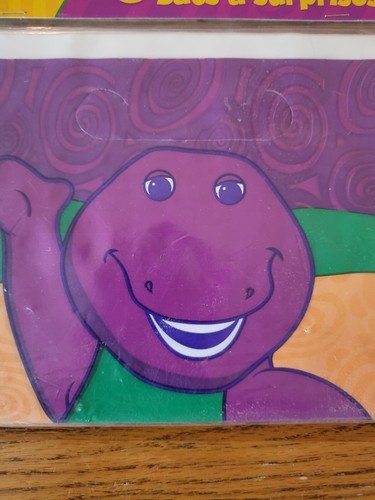 Vintage Barney DesignWare Set Of 8 Gift Bags 2002 Unopened - Picture 2 of 4