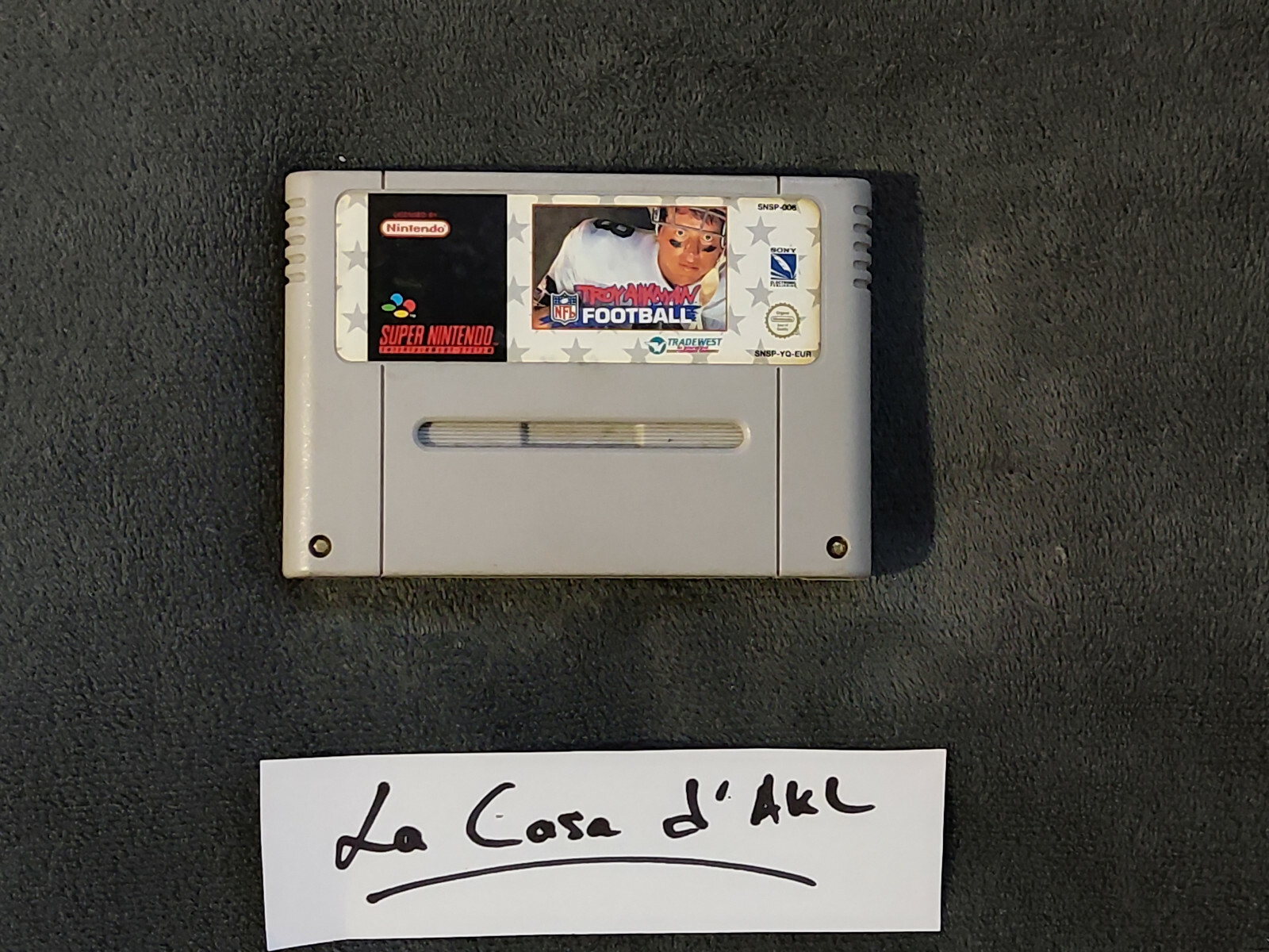 Troy Aikman NFL Football sur Super Nintendo SNES - loose EUR