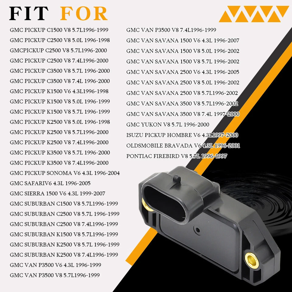 Módulo de control de encendido para camioneta Chevrolet C1500 V6 V8 4,3 L 5,0 L 1996-2000 Foto 4 de 4